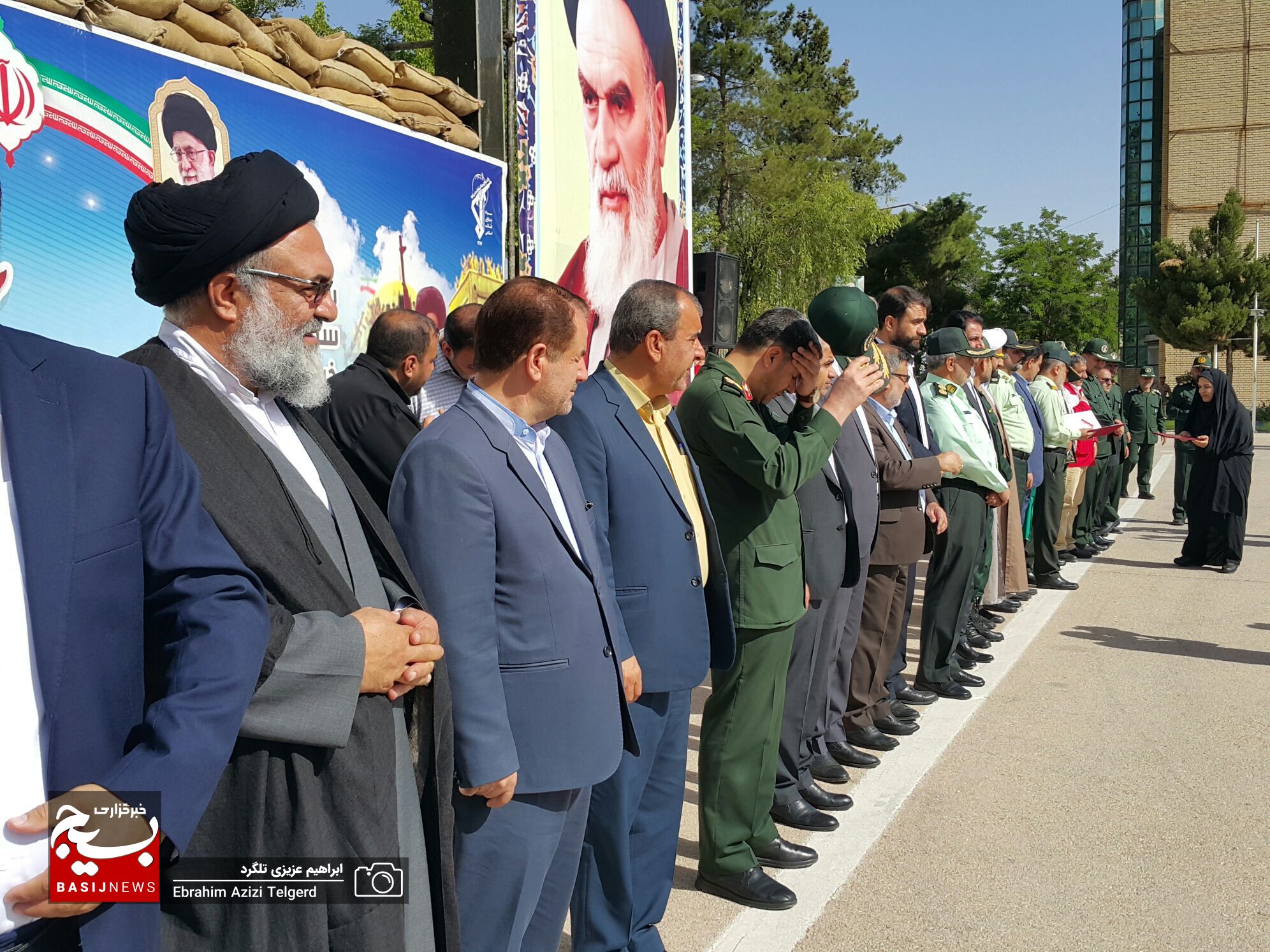 صبحگاه مشترک نیروهای مسلح کهگیلویه و بویراحمد به مناسبت سوم خرداد