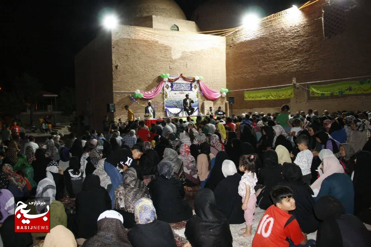 برگزاری جشن بزرگ عید غدیر در صحن امامزادگان زید ورحمان(ع) شهر پنگ آباد+تصاویر