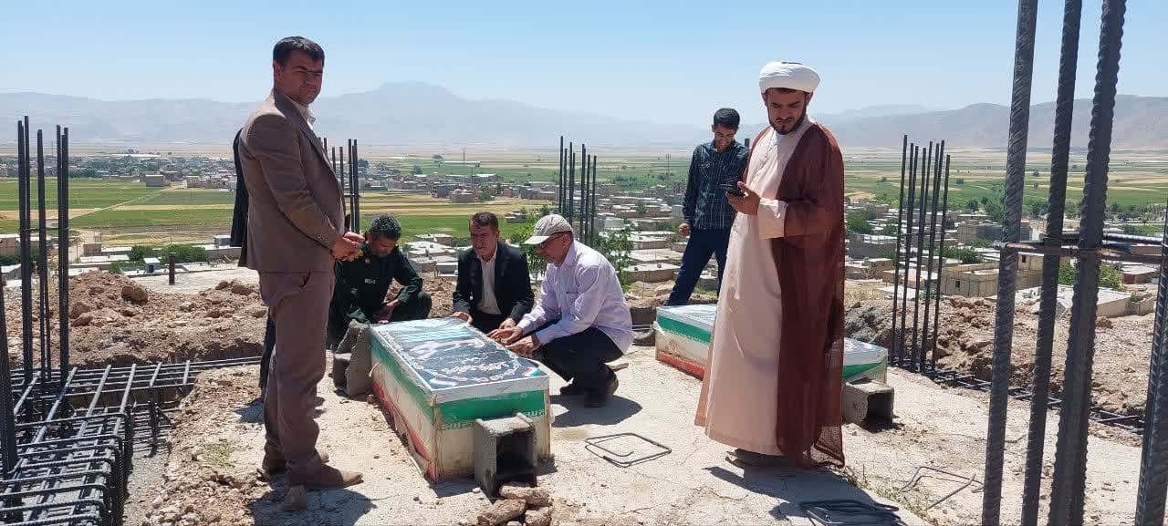 شروع ساخت المان شهدای گمنام خانمیرزا شروع ساخت المان شهدای گمنام خانمیرزا