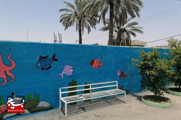 دبستان حاج حسین بختی کوی شهید سحرخیز زیباسازی شد + عکس دبستان حاج حسین بختی کوی شهید سحرخیز زیباسازی شد + عکس