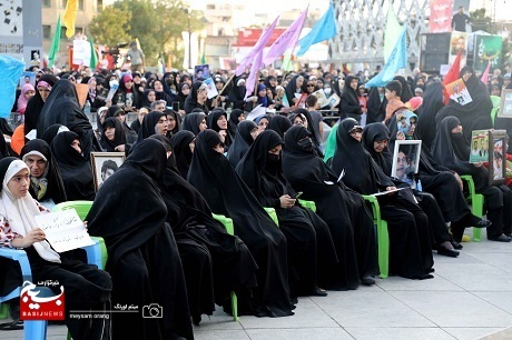اجتماع بزرگ مردمی عفاف و حجاب در میدان آیینی امام حسین علیه السلام