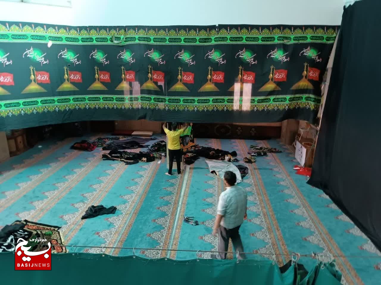شمیم ماه محرم در منطقه پردیسان قم شمیم ماه محرم در منطقه پردیسان قم
