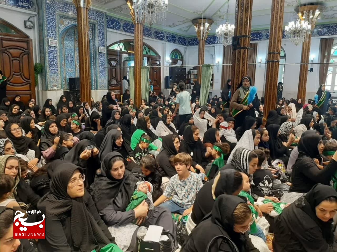 اینجا شیرخوارگان حسینی میدان دار هستند + عکس