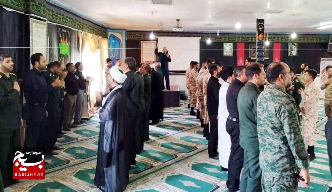 مشق عشق و عزاداری هیأت ثار الله سربازان ولایت در ناحیه کاشمر + عکس