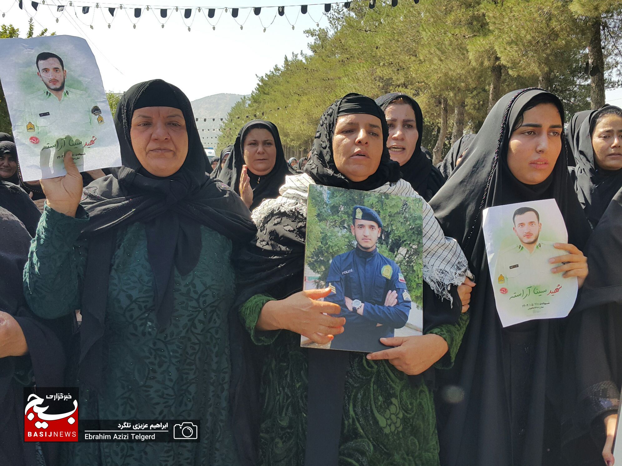 تشییع و خاکسپاری باشکوه شهید مدافع امنیت در یاسوج