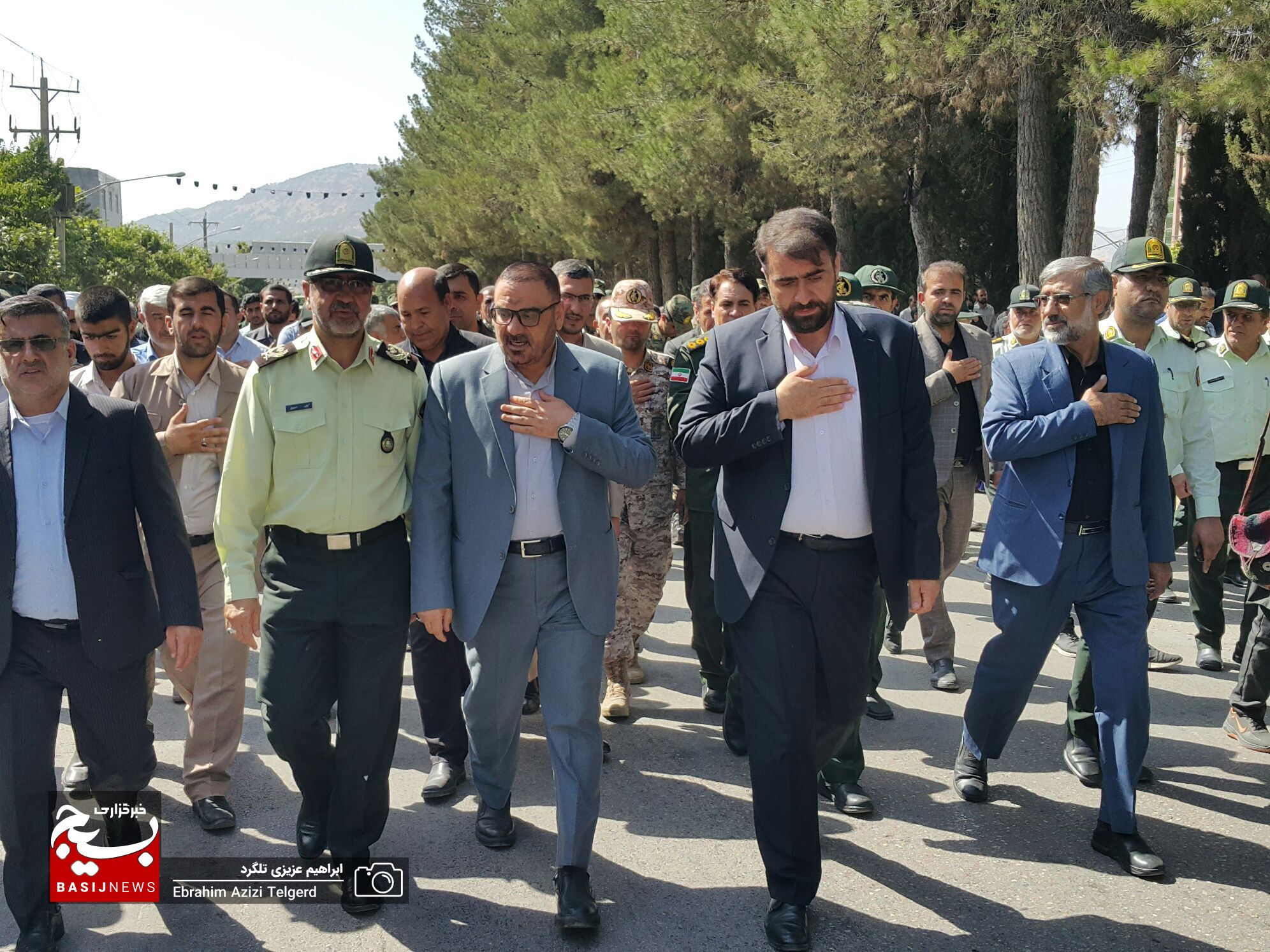 تشییع و خاکسپاری باشکوه شهید مدافع امنیت در یاسوج