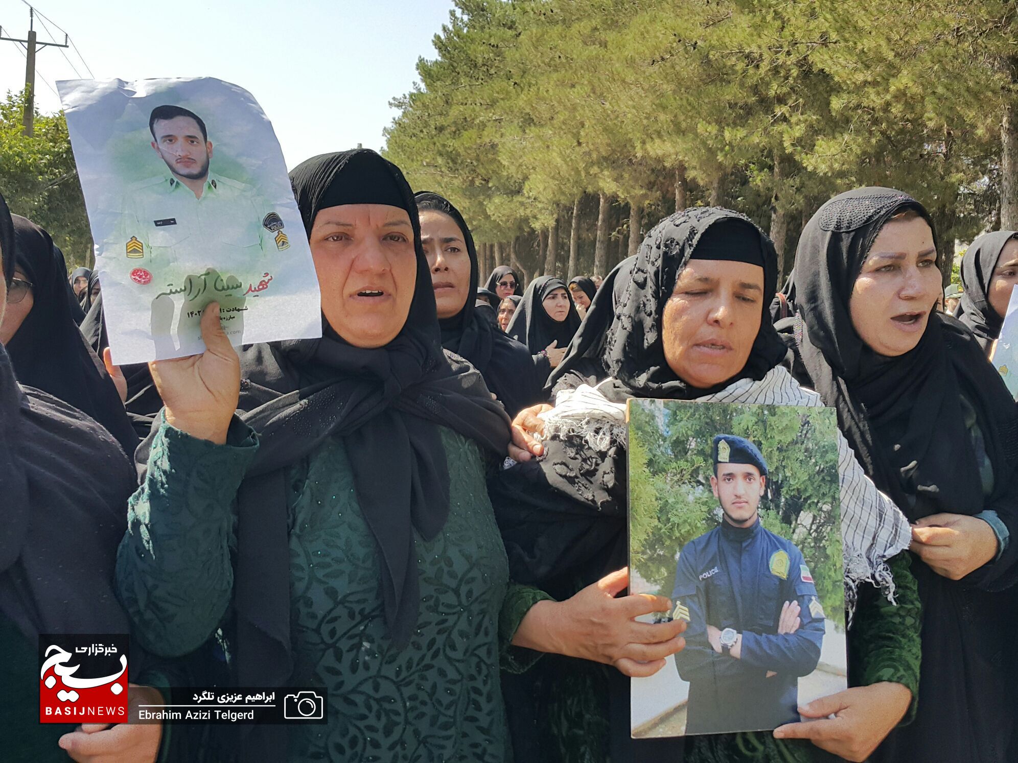 تشییع و خاکسپاری باشکوه شهید مدافع امنیت در یاسوج