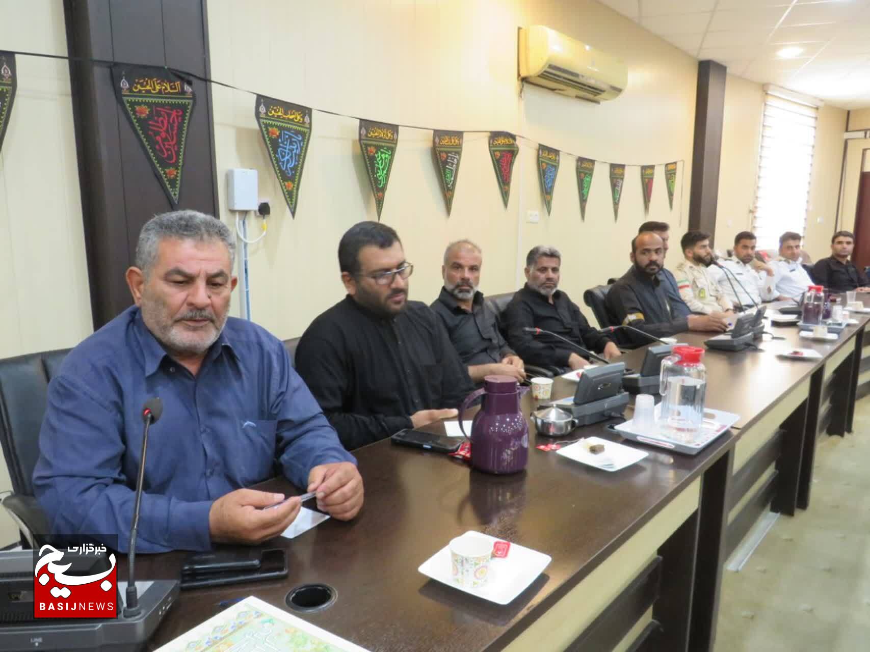 جلسه هماهنگی و برنامه ریزی اربعین حسینی در هندیجان جلسه هماهنگی و برنامه ریزی اربعین حسینی در هندیجان