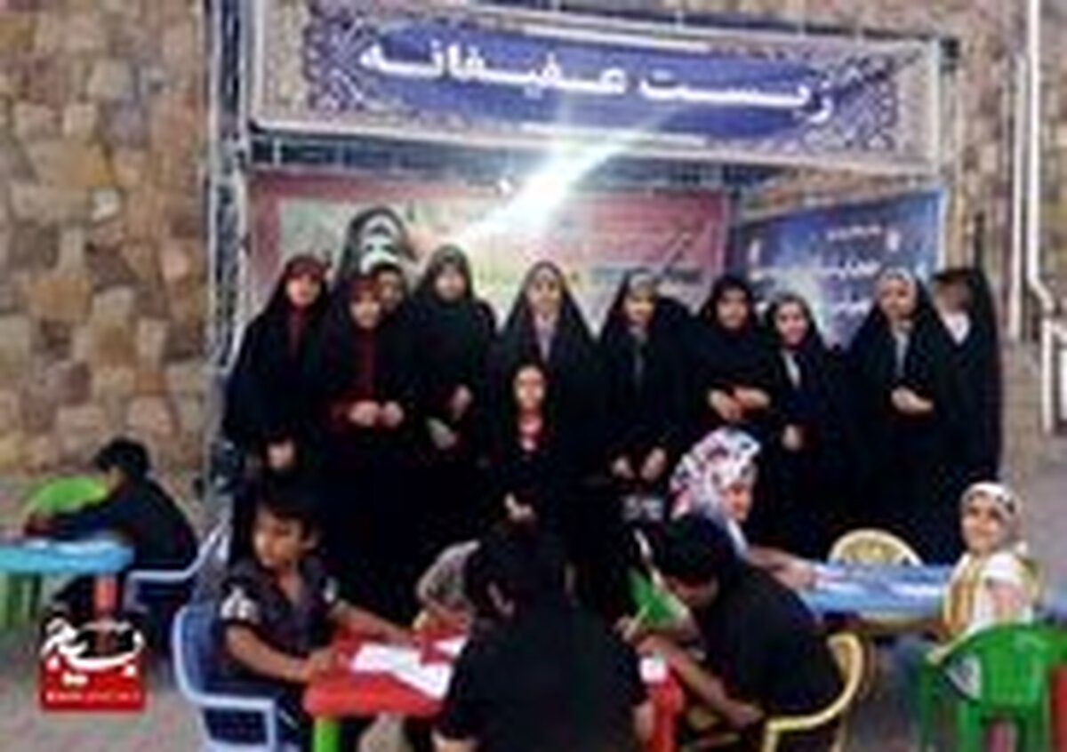 رزمایش عفاف و حجاب به همت ناحیه مقاومت بسیج مقداد مشهد + عکس