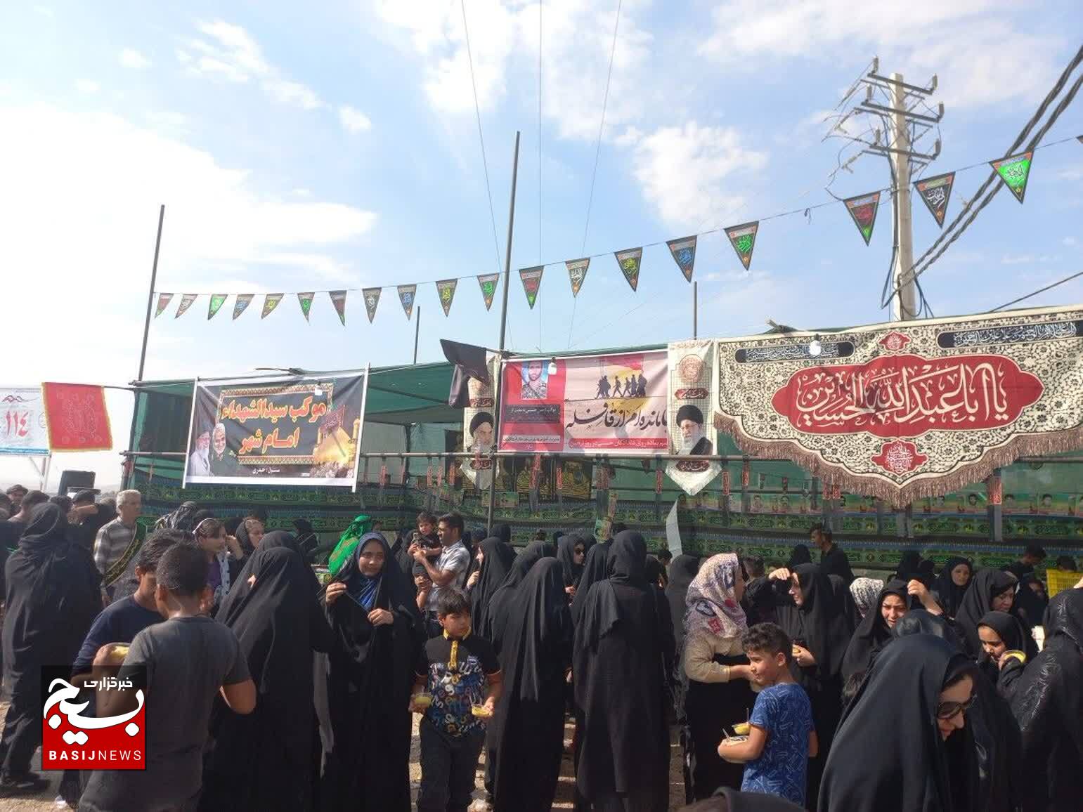حماسهآفرینی جاماندگان و اربعینیهای حسینی در قیر وکارزین حماسهآفرینی جاماندگان و اربعینیهای حسینی در قیر وکارزین