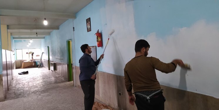 زیباسازی مدارس بسطام در قالب طرح شهید عجمیان پیگیری می‌شود
