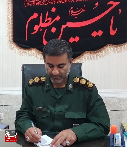 پیام تبریک فرمانده سپاه شهرستان دیلم پیام تبریک فرمانده سپاه شهرستان دیلم