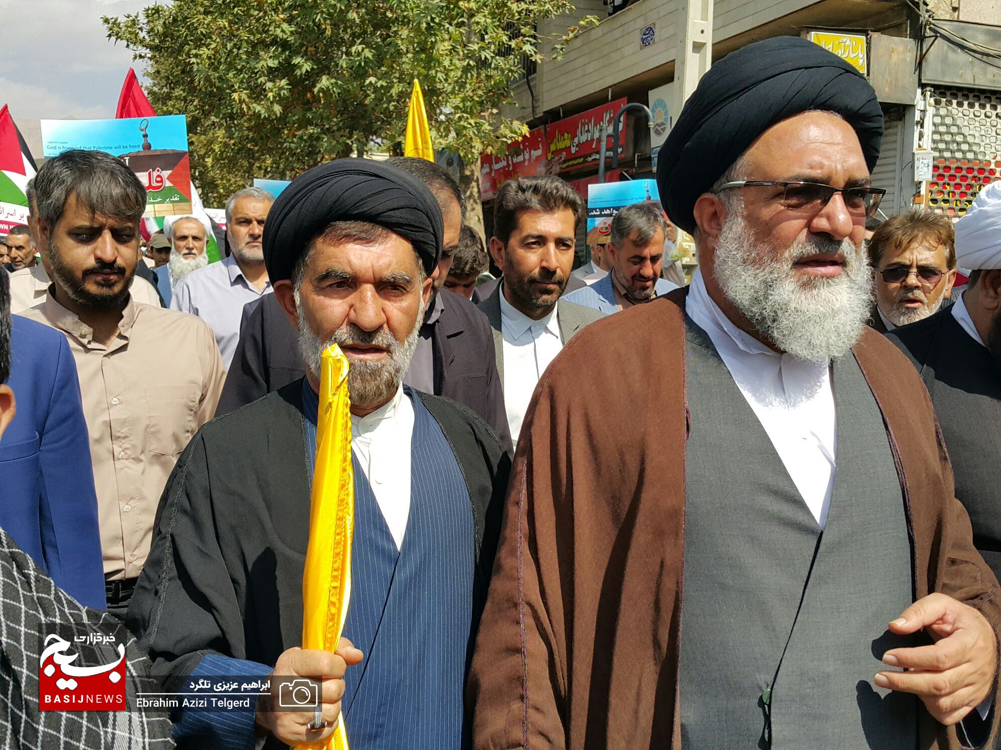 یاسوج یکپارچه حامی فلسطین و علیه اسراییل + ( تصاویر )