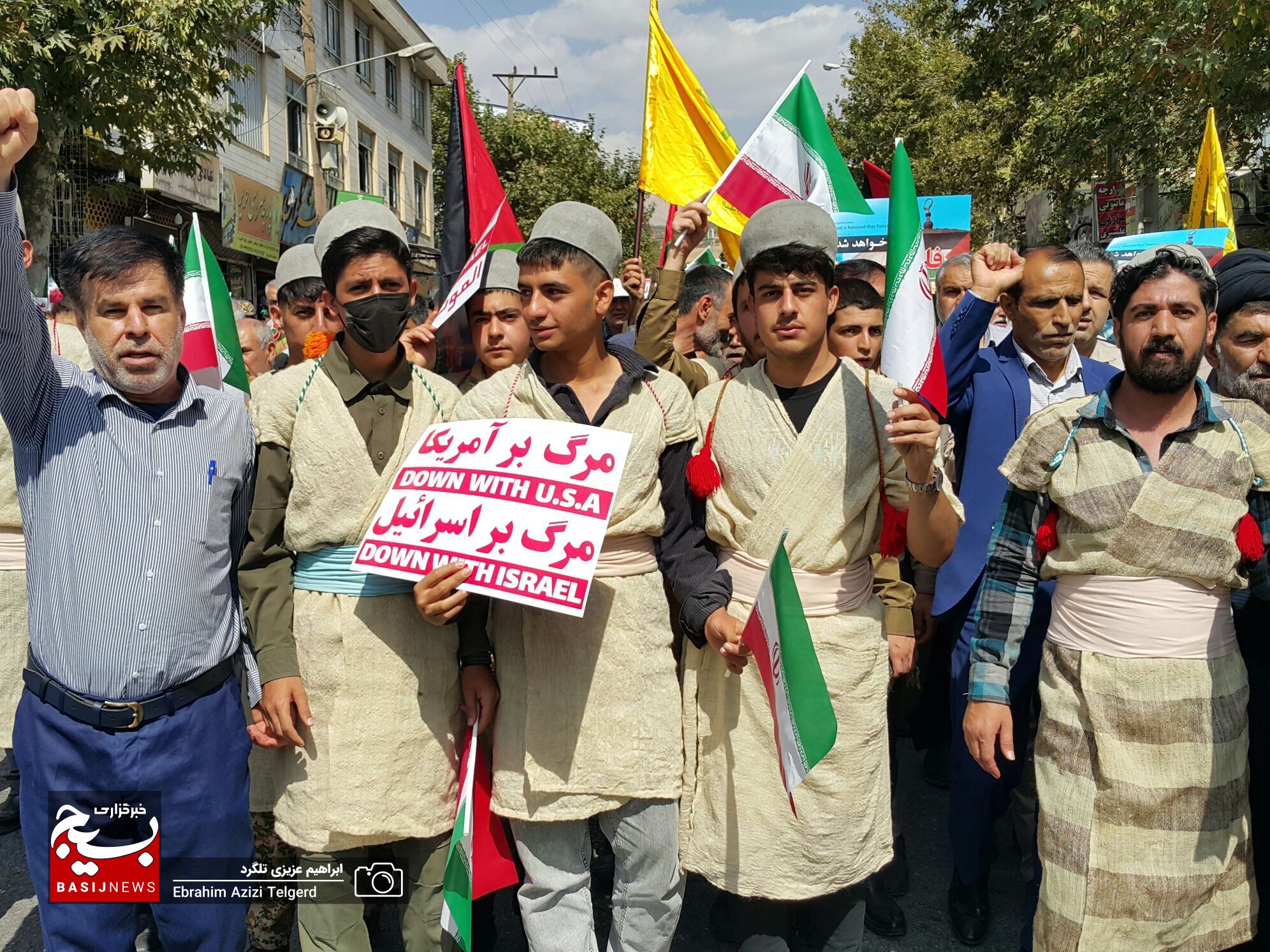 حضور باشکوه عشایر بسیجی کهگیلویه و بویراحمد در حمایت از مردم مظلوم فلسطین
