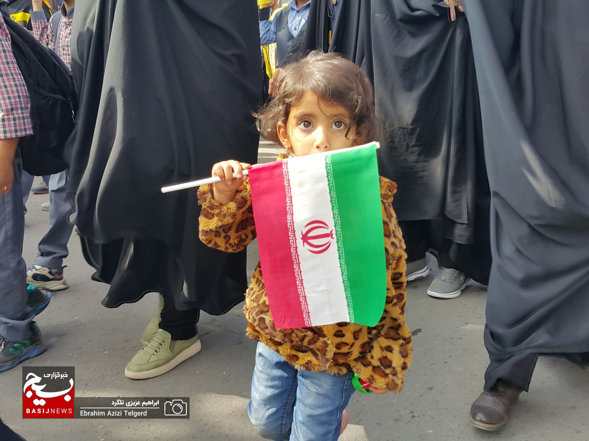 تصاویری باشکوه از راهپیمایی ۱۳ آبان‌ در یاسوج