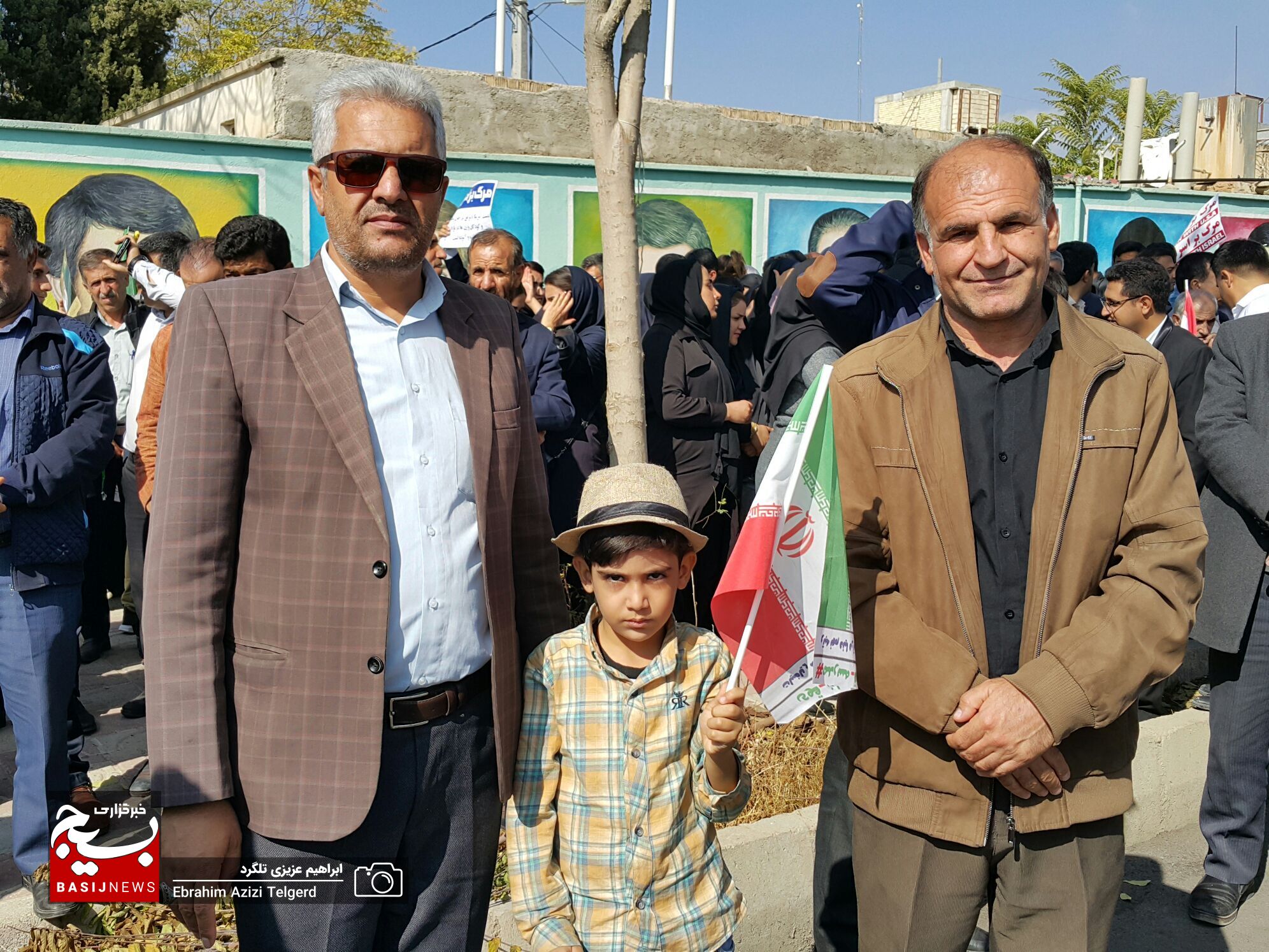 تصاویری باشکوه از راهپیمایی ۱۳ آبان‌ در یاسوج