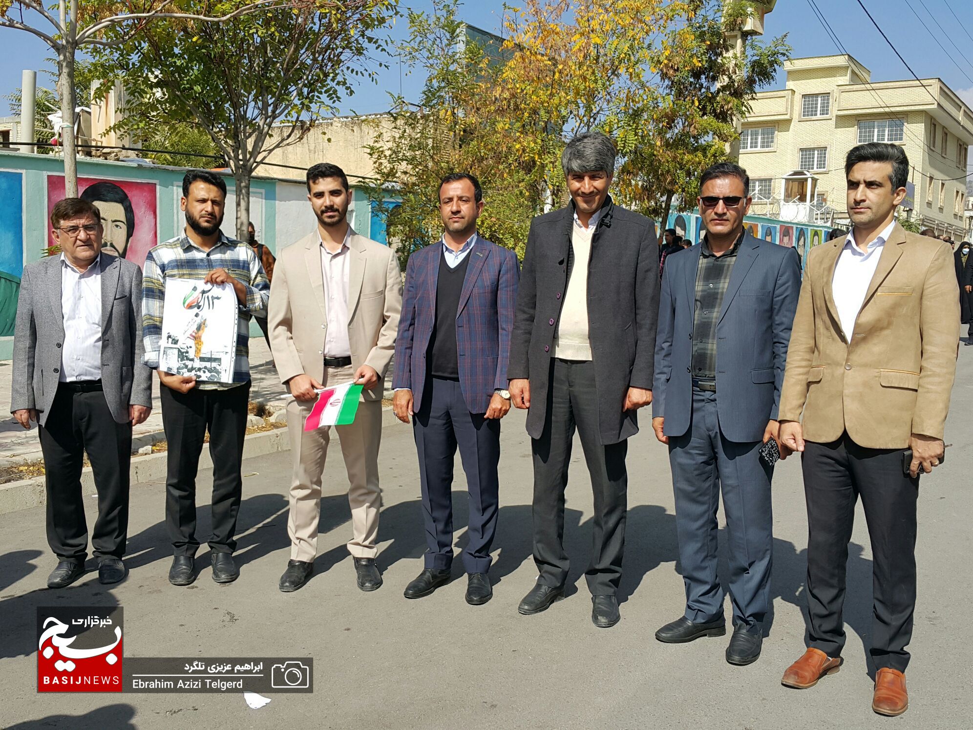 تصاویری باشکوه از راهپیمایی ۱۳ آبان‌ در یاسوج