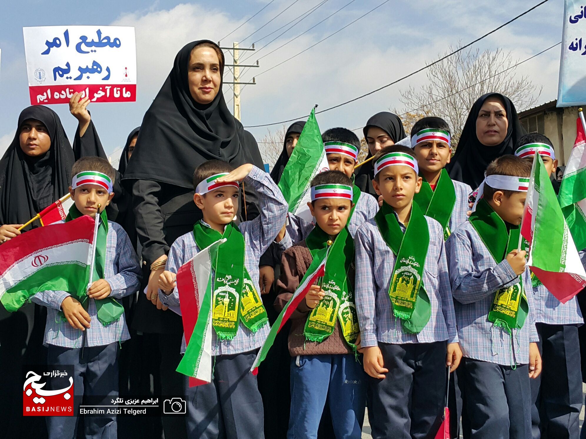 تصاویری باشکوه از راهپیمایی ۱۳ آبان‌ در یاسوج