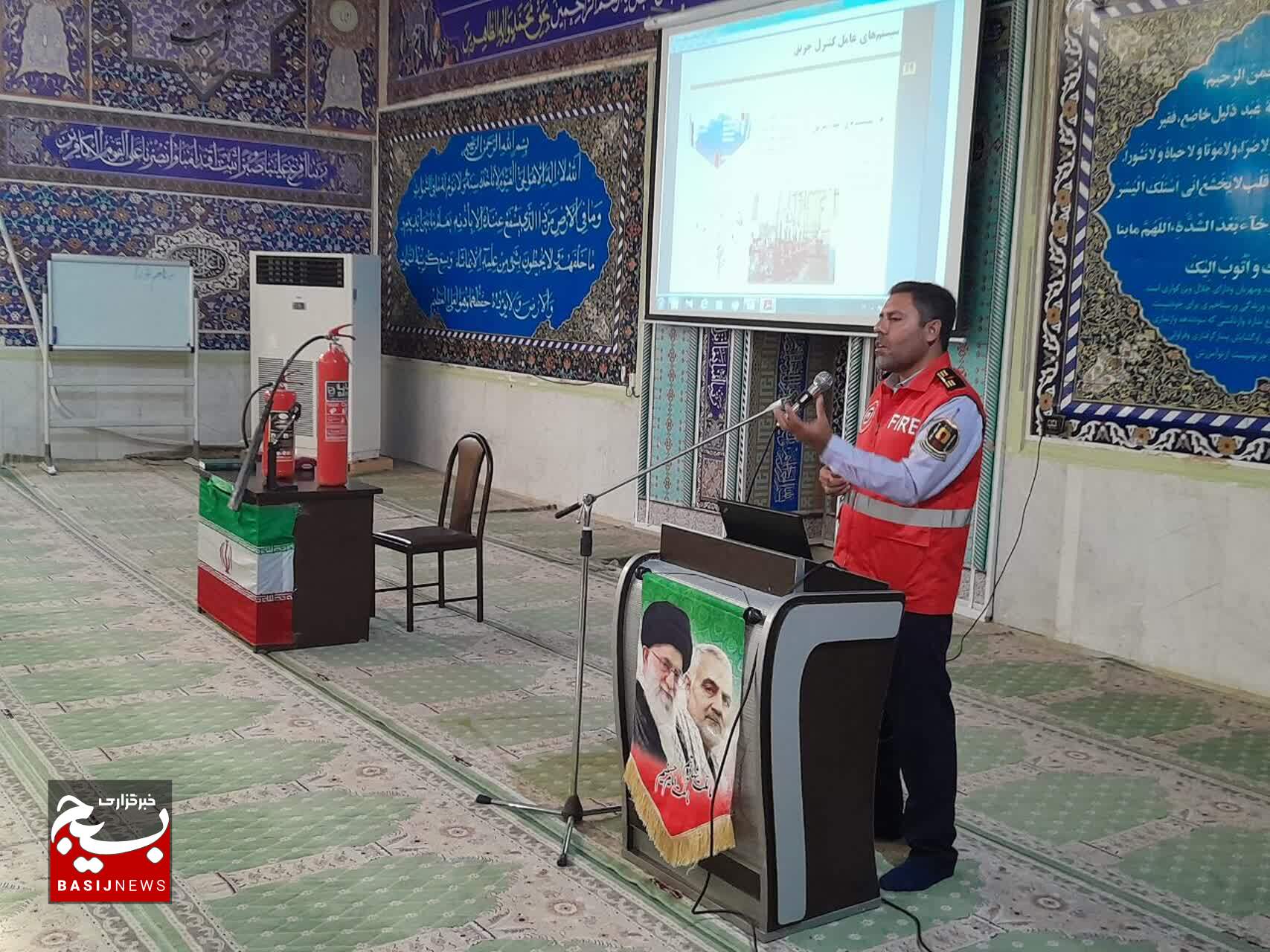 برگزاری کارگاه‌ آموزشی اطفاء حریق در تیپ ۴۸ فتح کهگیلویه و بویراحمد + (تصاویر)