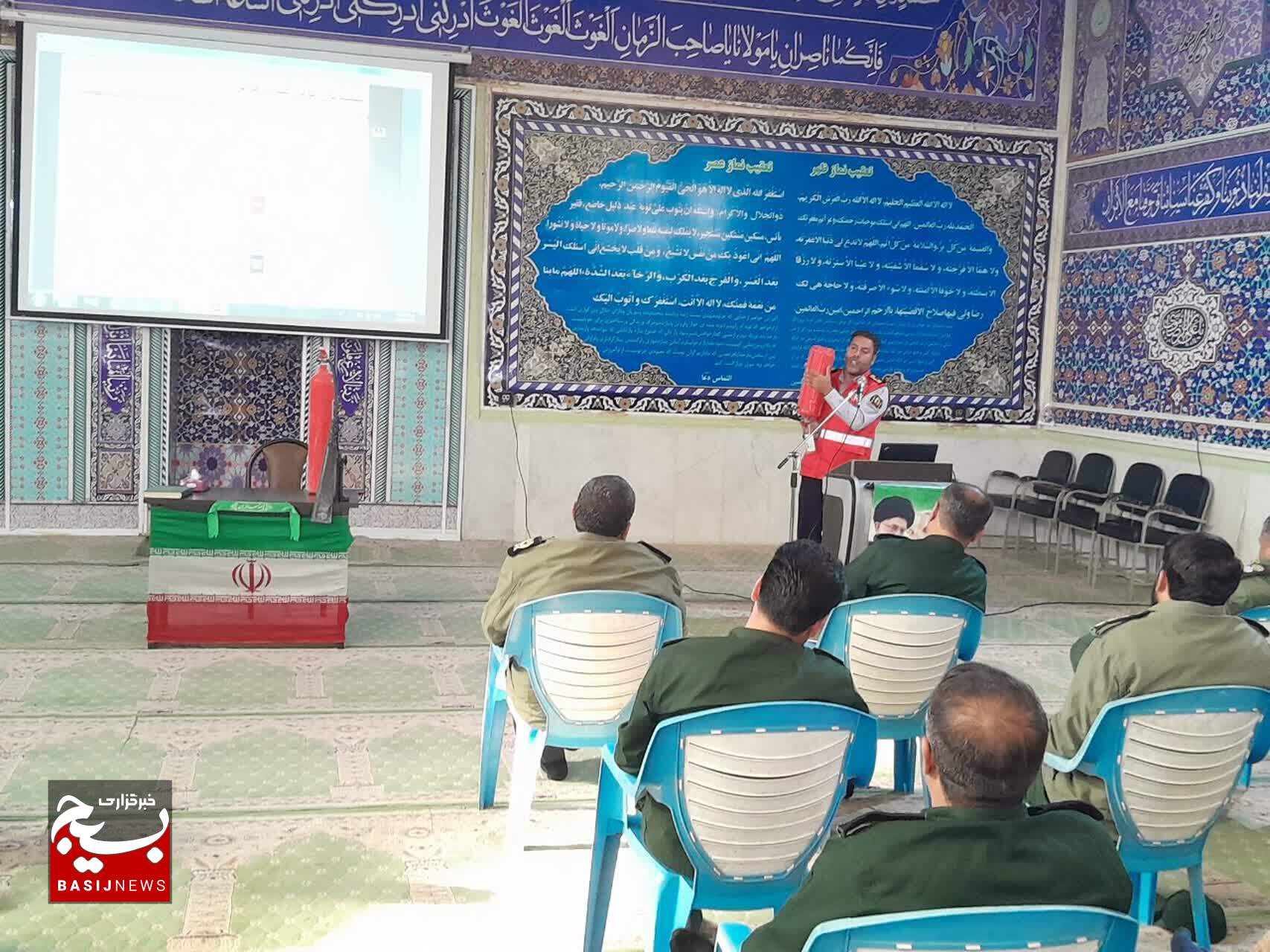 برگزاری کارگاه‌ آموزشی اطفاء حریق در تیپ ۴۸ فتح کهگیلویه و بویراحمد + (تصاویر)
