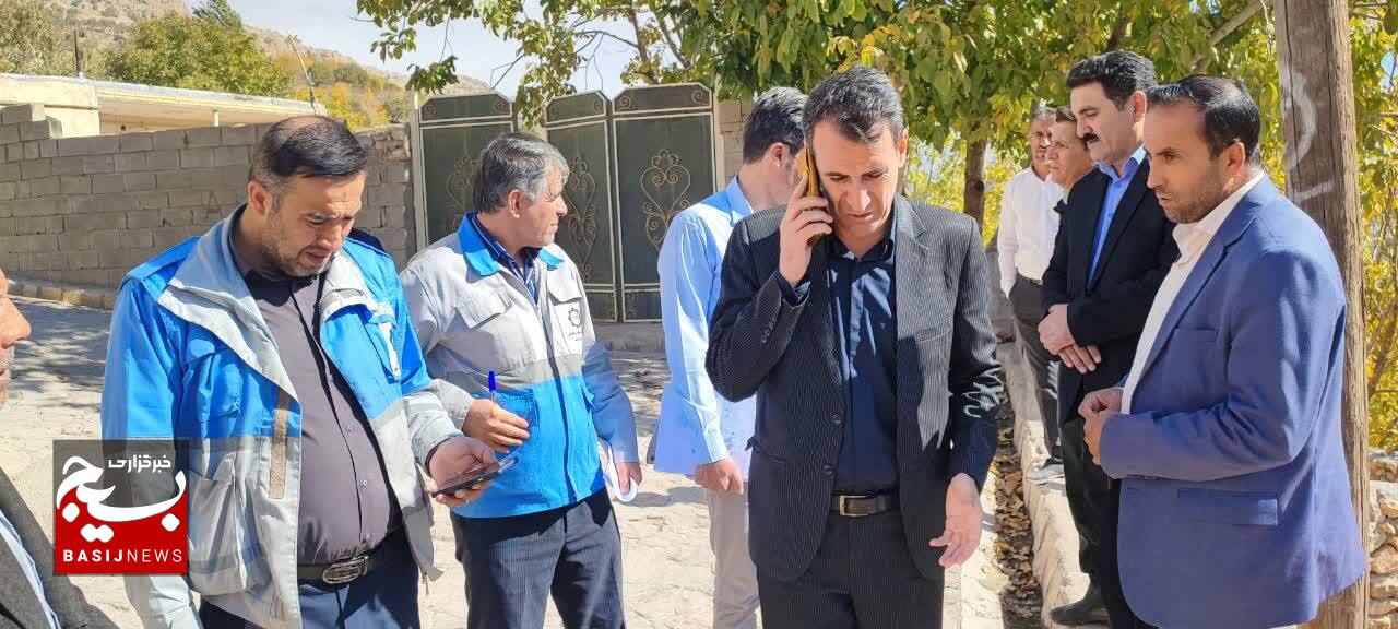 بازدید میدانی معاون عمرانی استاندار از روستای بهرام بیگی بخش پاتاوه بازدید میدانی معاون عمرانی استاندار از روستای بهرام بیگی بخش پاتاوه