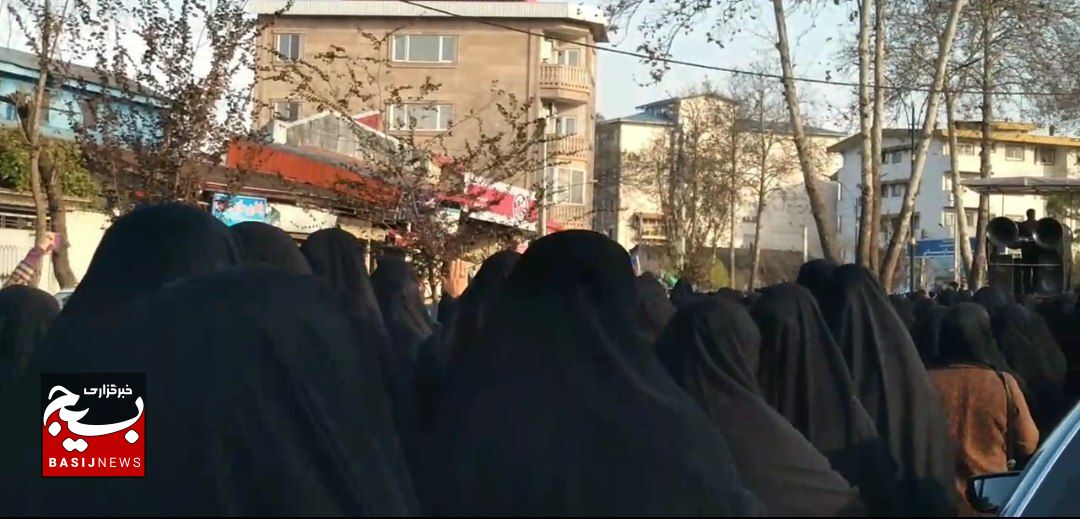 مراسم تشییع پیکر شهید مدافع حرم محمد رضا یعقوبی در رشت