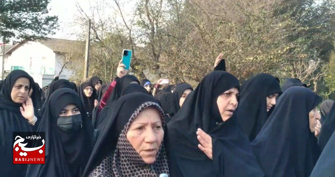 مراسم تشییع پیکر شهید مدافع حرم محمد رضا یعقوبی در رشت