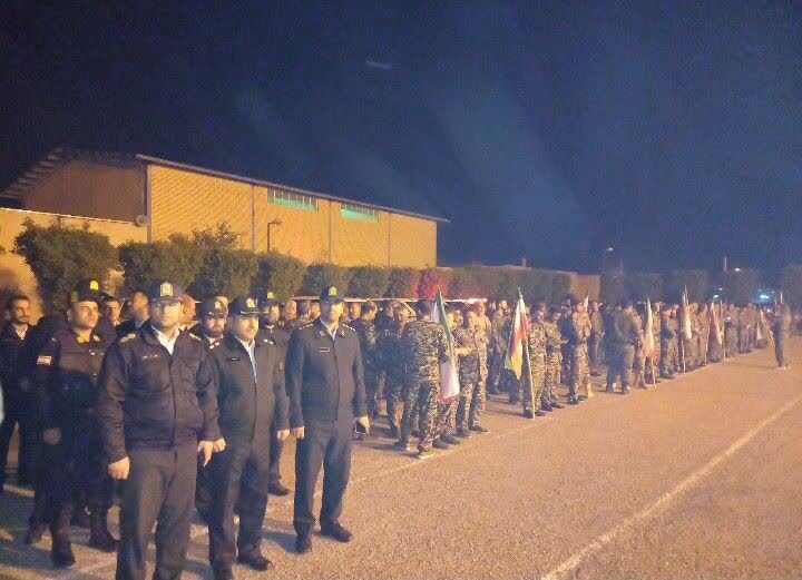 برگزاری رزمایش اقتدار بسیجیان دهلرانی در قالب گشتهای رضویون برگزاری رزمایش اقتدار بسیجیان دهلرانی در قالب گشتهای رضویون