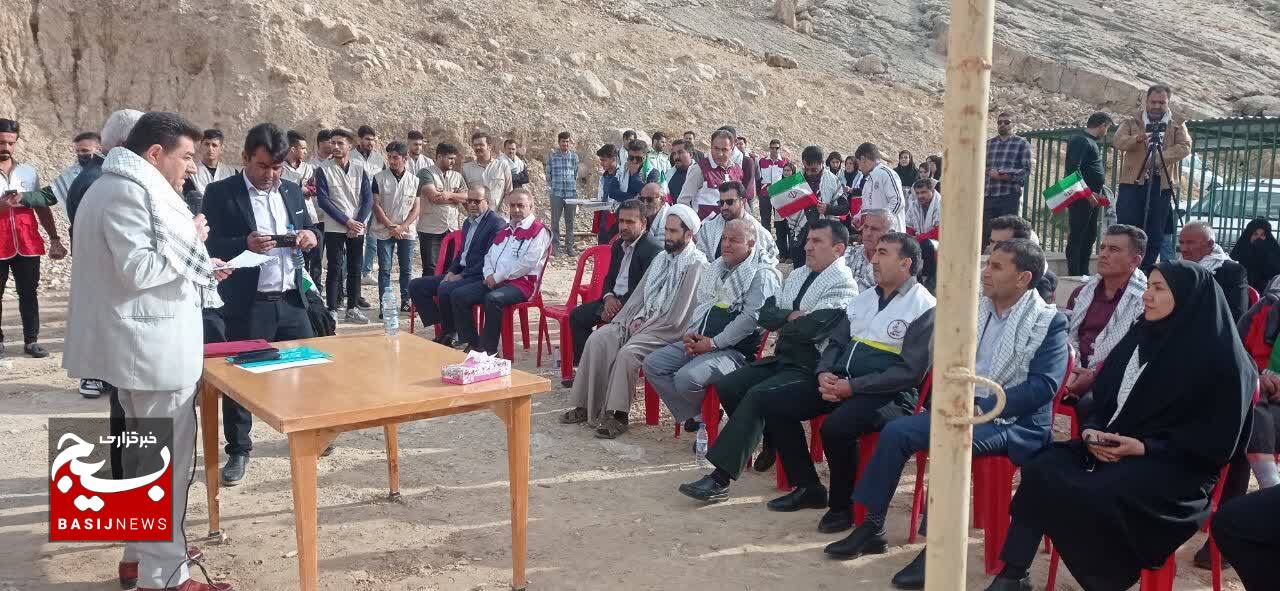 اردوی جهادی بسیج کارمندان و ادرات کهگیلویه و بویراحمد در روستای سرآسیاب یوسفی بهمیی