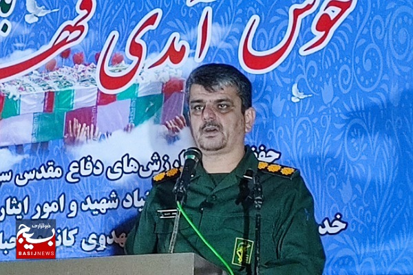 مراسم استقبال از شهید گمنام در گناوه