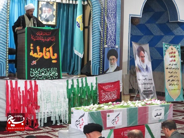 شهید گمنام دفاع مقدس امروز مهمان نماز جمعه دلوار بود