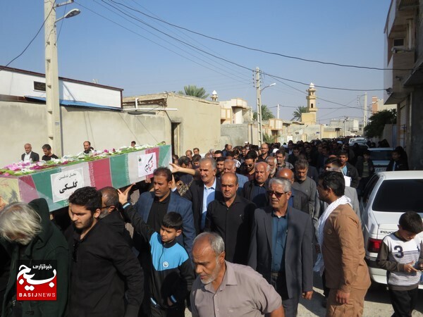 شهید گمنام دفاع مقدس امروز مهمان نماز جمعه دلوار بود