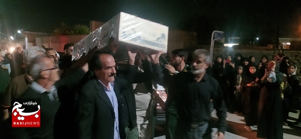 شهید گمنام مهمان مردم روستای محمدعامری شد