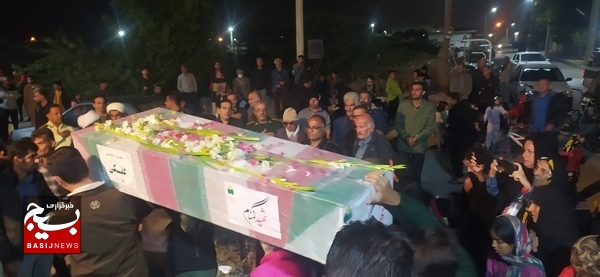شهید گمنام مهمان مردم روستای محمدعامری شد