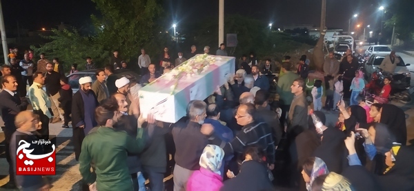 شهید گمنام مهمان مردم روستای محمدعامری شد