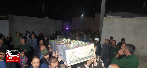 شهید گمنام مهمان مردم روستای محمدعامری شد