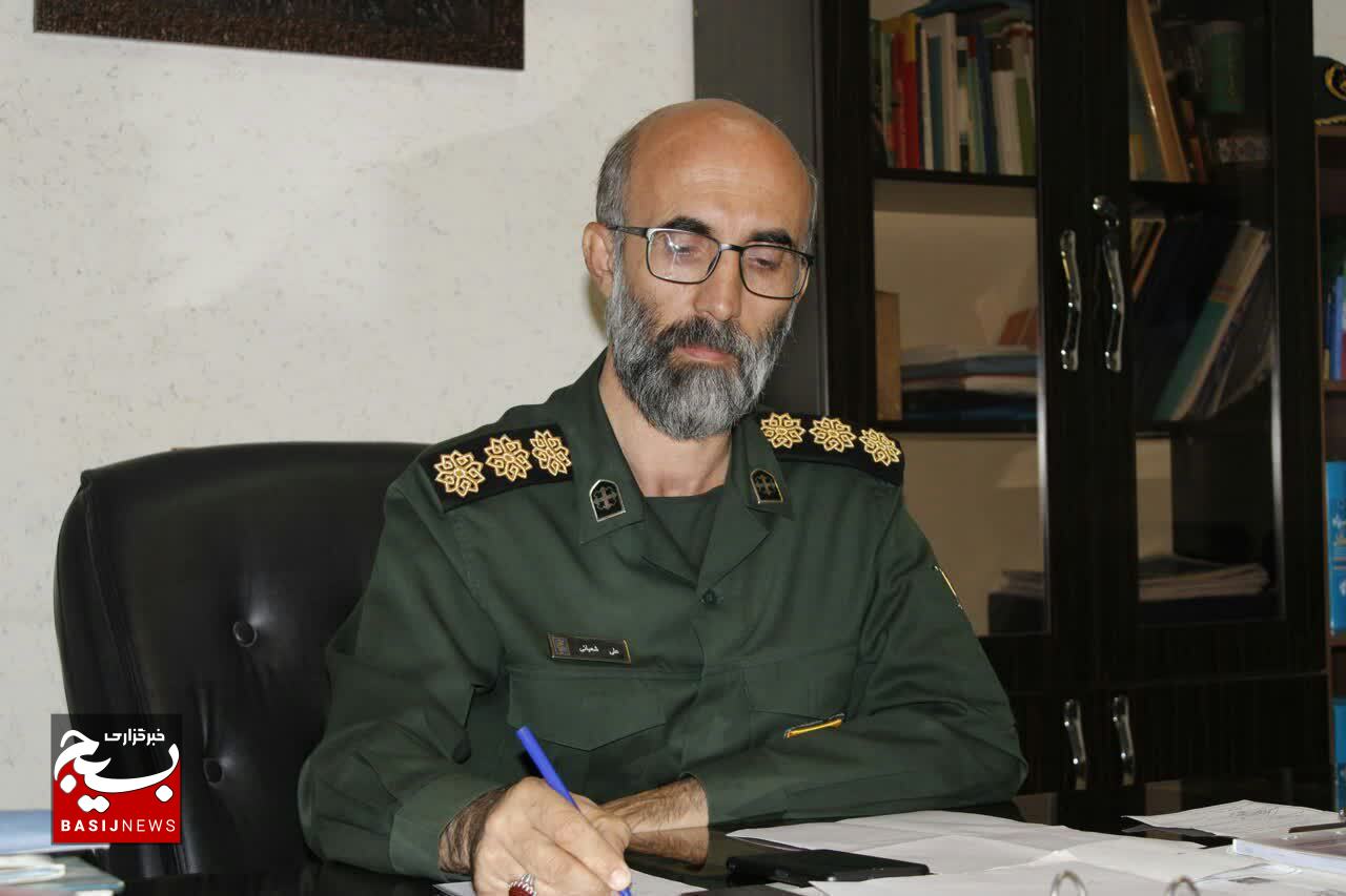 پیام فرمانده ناحیه مقاومت بسیج امام هادی علیه السلام به مناسبت هفته بسیج پیام فرمانده ناحیه مقاومت بسیج امام هادی علیه السلام به مناسبت هفته بسیج