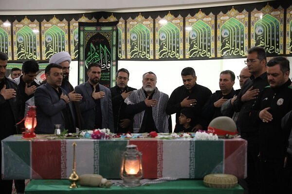 تشییع پیکر مطهر شهید گمنام در فدراسیون تیراندازی تشییع پیکر مطهر شهید گمنام در فدراسیون تیراندازی