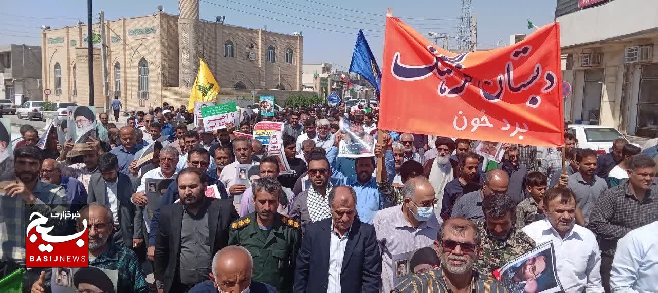 راهپیمایی روز قدس در بردخون برگزار شد راهپیمایی روز قدس در بردخون برگزار شد
