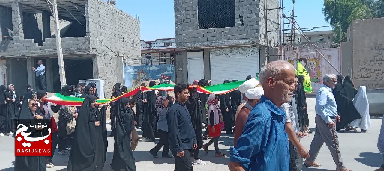 راهپیمایی روز قدس در بردخون برگزار شد راهپیمایی روز قدس در بردخون برگزار شد