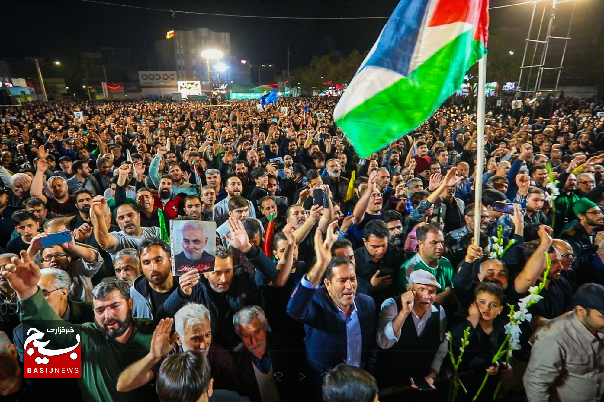 مراسم تشییع پیکر شهید القدس سردار شهید حسین امان اللهی مراسم تشییع پیکر شهید القدس سردار شهید حسین امان اللهی