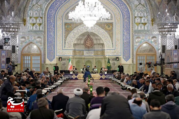 بهار در بهار، در بهارستان دلگشای رضوی/از بزرگترین اجتماع نوروزی تا ضیافت افطاری و خدمت‌ عاشقانه به زائران