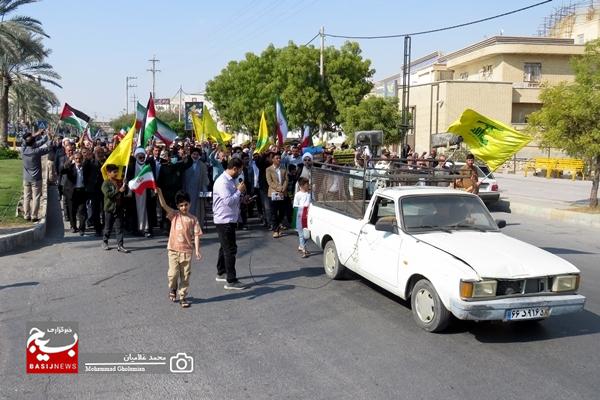 راهپیمایی جمعه نصر در بندر کنگان برگزار شد راهپیمایی جمعه نصر در بندر کنگان برگزار شد