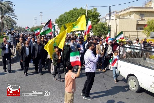 راهپیمایی جمعه نصر در بندر کنگان برگزار شد راهپیمایی جمعه نصر در بندر کنگان برگزار شد