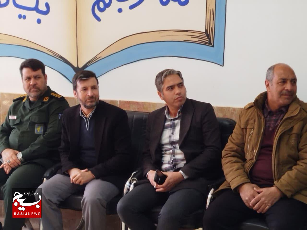 جشن اعیاد شعبانیه در مدرسه روستای حسن آباد بخش نصرآباد 