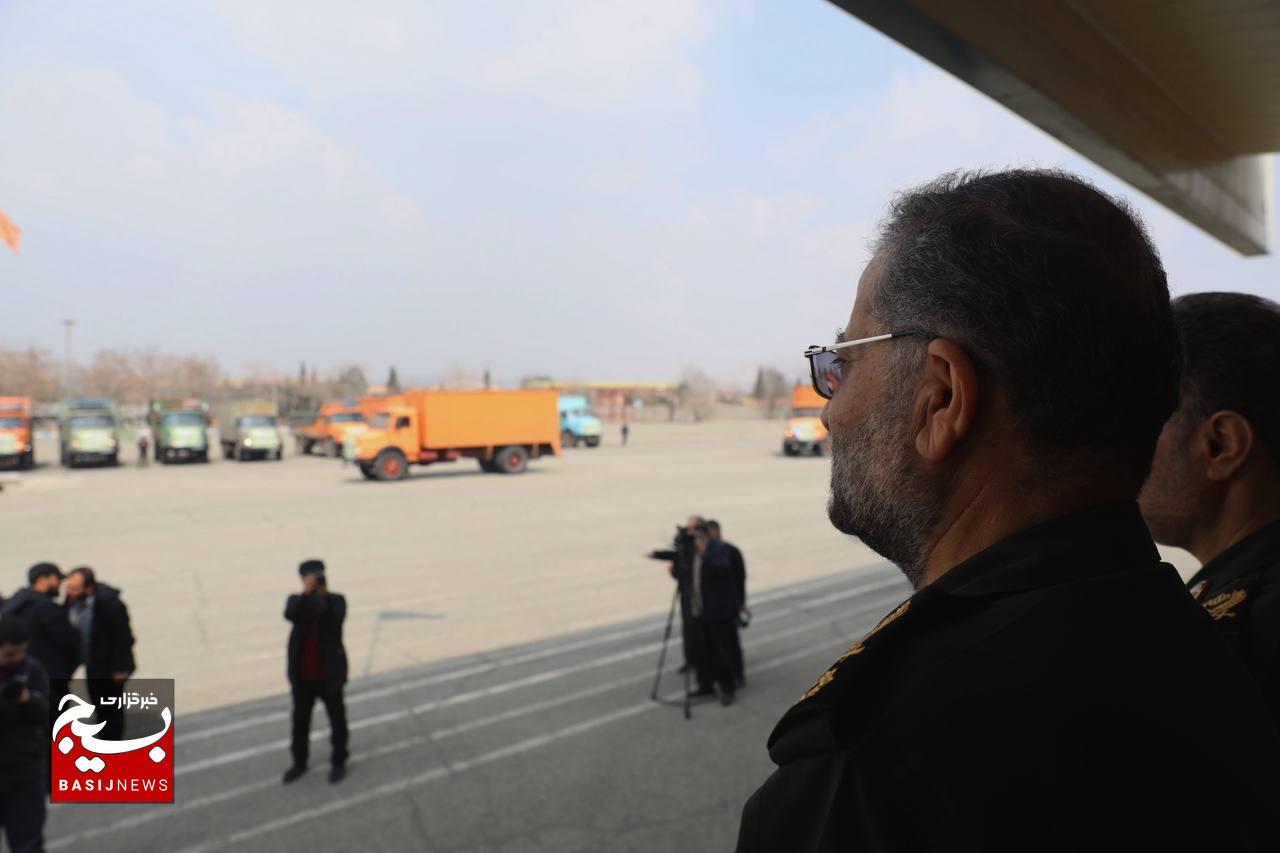 تجهیز ۴۸ قرارگاه جهادی سازمان بسیج سازندگی کشور با حضور رئیس سازمان بسیج مستضعفین