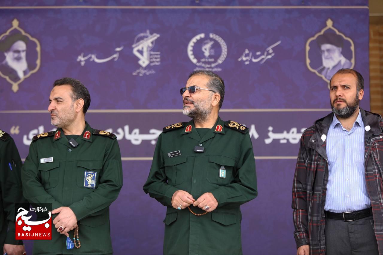 تجهیز ۴۸ قرارگاه جهادی سازمان بسیج سازندگی کشور با حضور رئیس سازمان بسیج مستضعفین