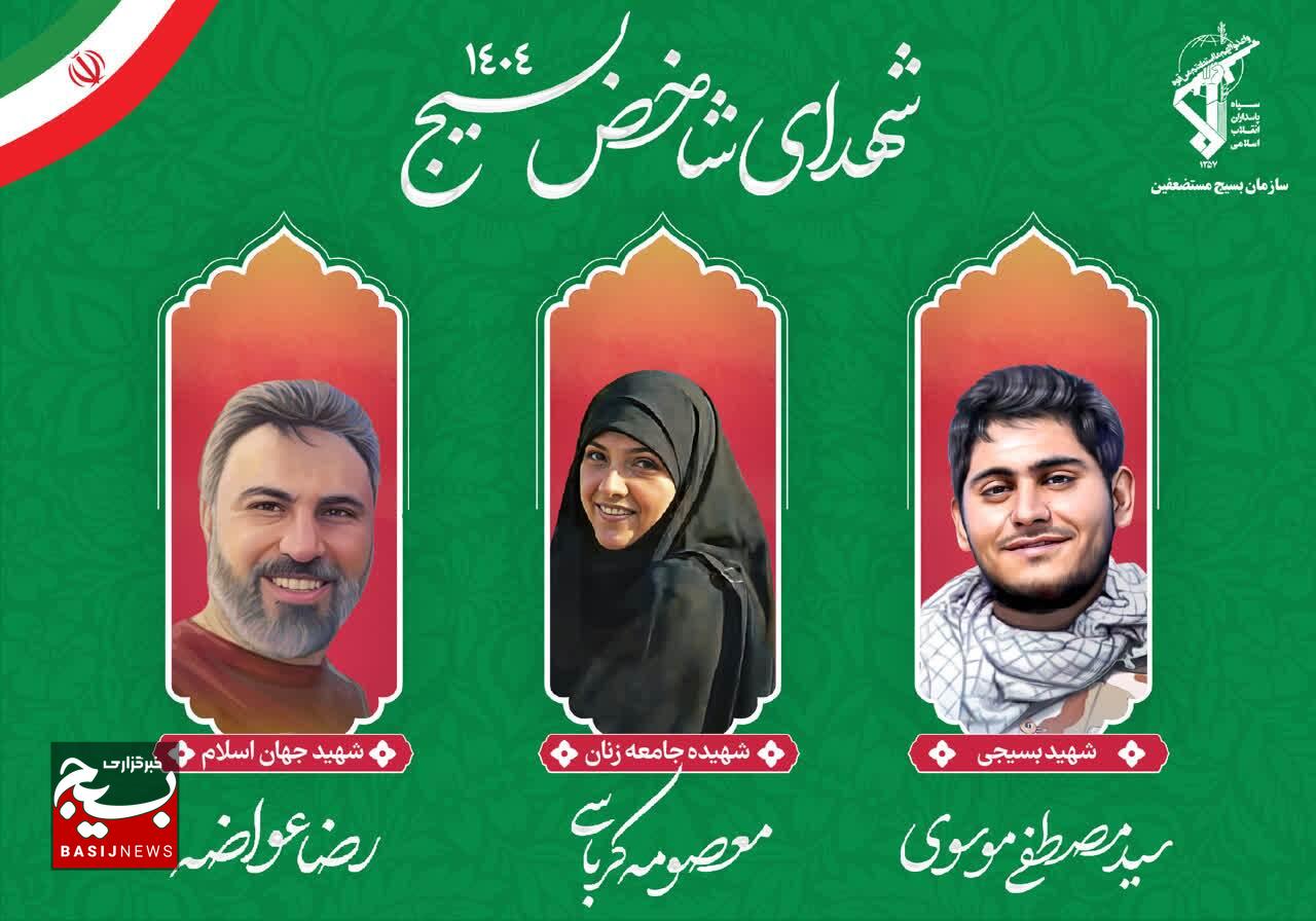 رونمایی از شهدای شاخص 1404؛ بسیج الگوهای تراز انقلاب اسلامی را به نسل جوان معرفی میکند رونمایی از شهدای شاخص 1404؛ بسیج الگوهای تراز انقلاب اسلامی را به نسل جوان معرفی میکند