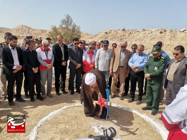 کلنگ زنی پایگاه امداد نجات جاده ای در جنوب بخش دلوار