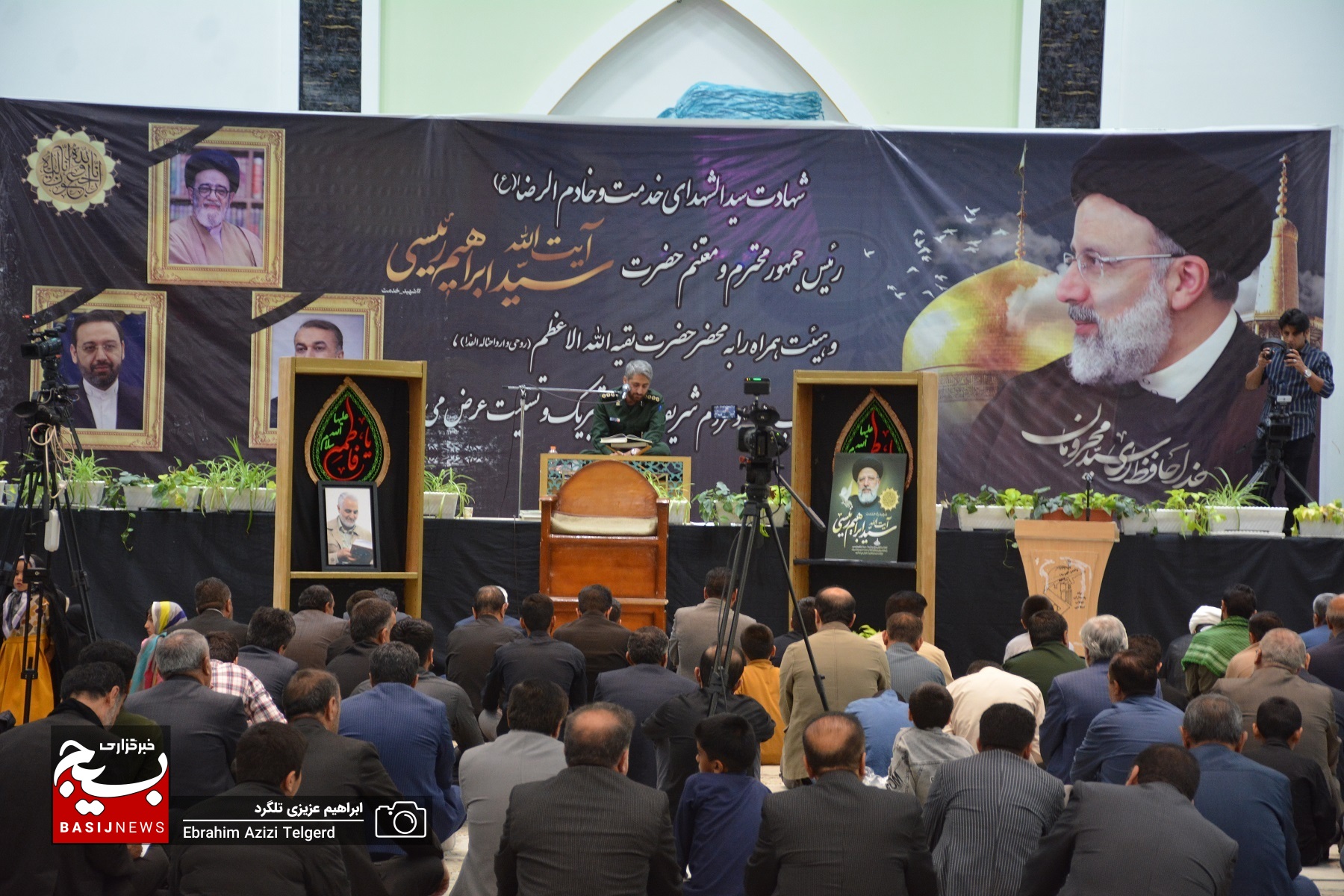 کهگیلویه و بویراحمد عزادار خادم الرضا رئیس جمهور شهید